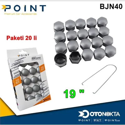 Bijon Kapak 19 " Gri 20'li