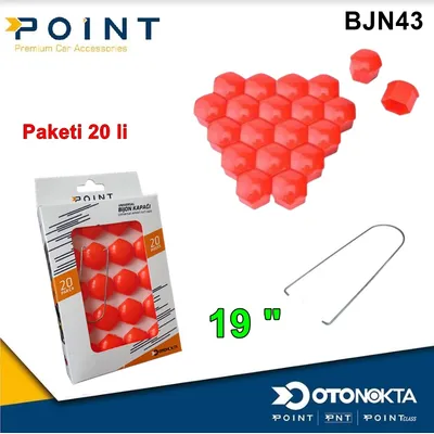 Bijon Kapak 19 " Turuncu 20'li