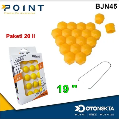 Bijon Kapak 19 " Sarı 20'li