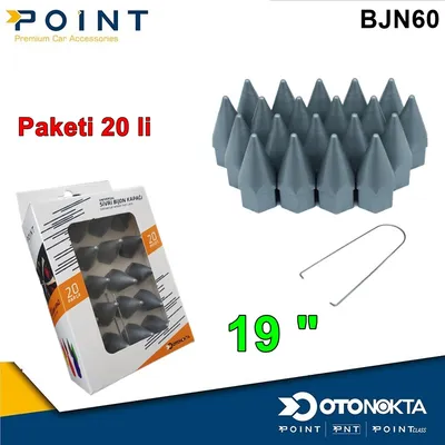 Bijon Kapak Sivri 19 " Gri 20'li