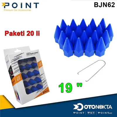 Bijon Kapak Sivri 19 " Mavi 20'li
