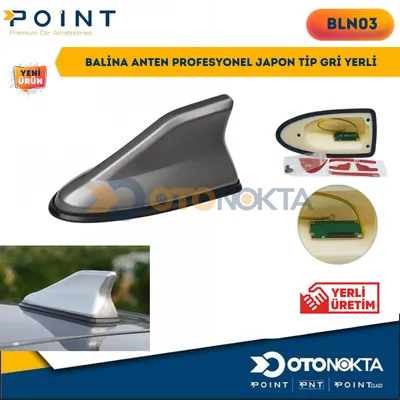 Balina Anten Profesyonel Japon Tip Gri