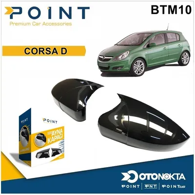Batman Ayna Kapağı Piyano Black Opel Corsa D 06-14