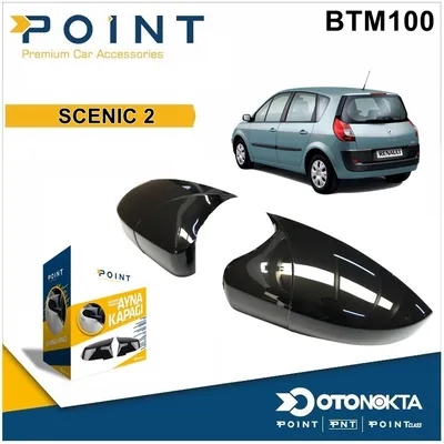 Batman Ayna Kapağı Piyano Black Renault Scenic 2 04-09