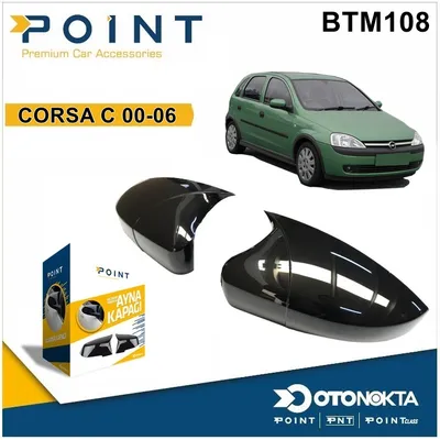 Batman Ayna Kapağı Piyano Black Opel Corsa C 00-06