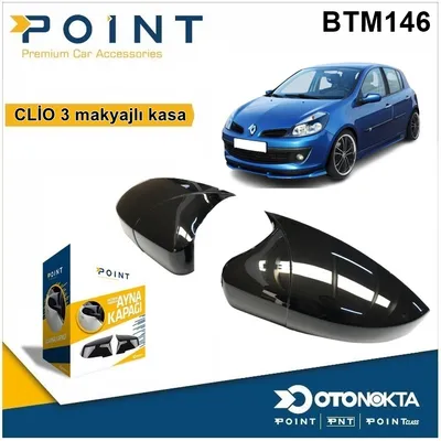 Batman Ayna Kapağı Renault Piyao Black Clio 3 Makyajlı