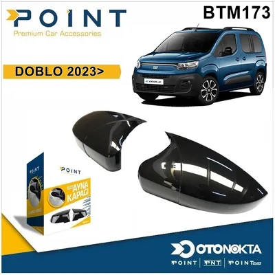 Batman Ayna Kapağı Piyano Black Fiat Doblo 23+