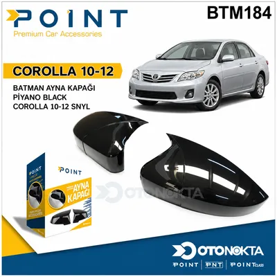 Batman Ayna Kapağı Piyano Black Toyota Corolla 10-12 Snyl