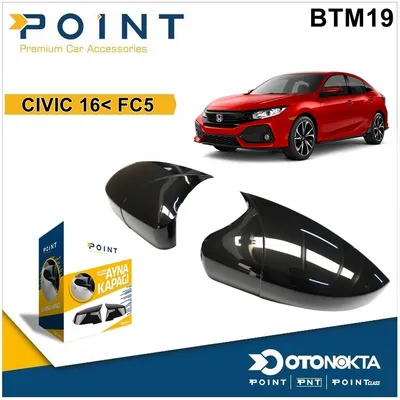 Batman Ayna Kapağı Piyano Black Honda H Civic 16 FC5-FK7
