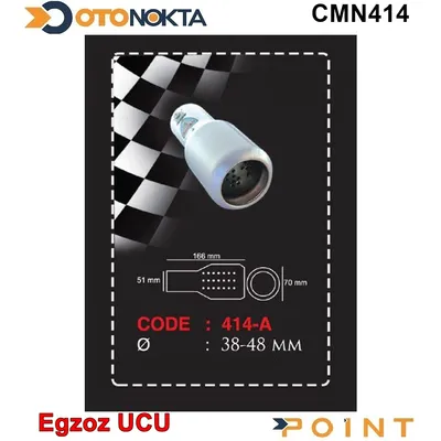 Egzoz Ucu Üniversal Krom Tek Uçlu C-414A
