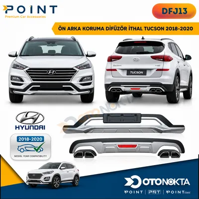 Ön Arka Koruma Difüzör Hyundai Tucson 2019