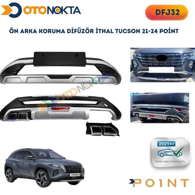 Ön Arka Koruma Difüzör Hyundai Tucson 21-24