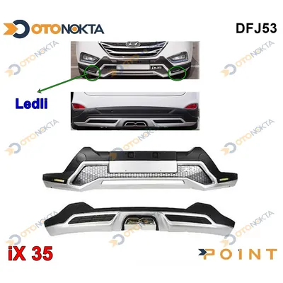 Ön Arka Koruma Difüzör Hyundai IX35 Ledli Model