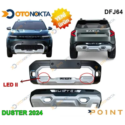 Ön Arka Koruma Difüzör Renault Yeni Duster 2024 LED