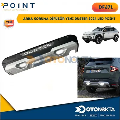Arka Koruma Difüzör Renault Yeni Duster 2024 LED