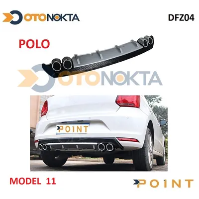 Difüzör Arka Üniversal Polo Model 11 Gri