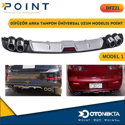 Difüzör Arka Tampon Üniversal Uzun MODEL01