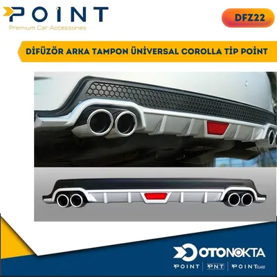 Difüzör Arka Tampon Üniversal Corolla Tip