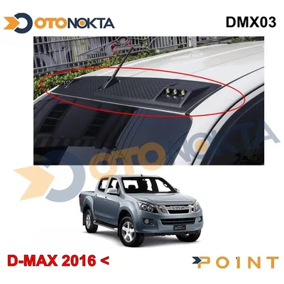 Isuzu D-Max 2012-2019 Tavan Dekor Ledi Siyah