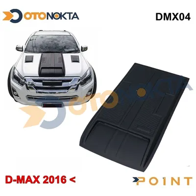 Isuzu D-Max 2012-2019 Kaput Üstü Dekor Siyah