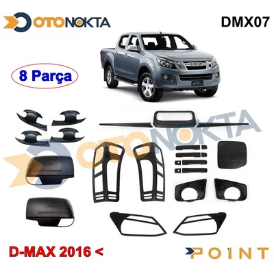 Isuzu D-Max 2012-2019 Siyah Kaplama 4x4 9 Prç