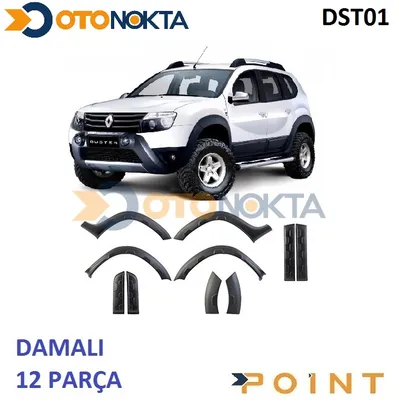 Dacia Duster 2012+ Çamurluk Damalı Dodic 12 Prç.