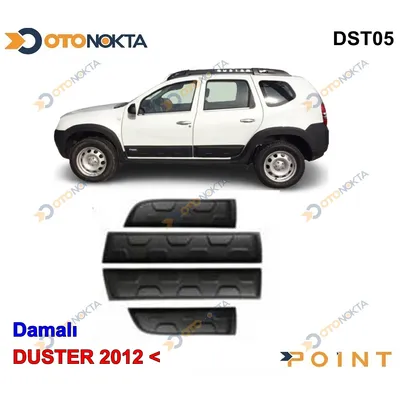 Dacia Duster 2012+ Yan Kapı Koruması 4 Prç Damalı