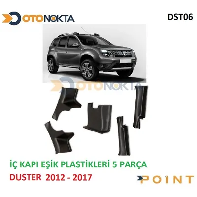 Dacia Duster 2012+ İç Kapı Eşiği Plastik 5 Prç Set