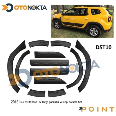 Dacia Duster 2018 Çamurluk Damalı Dodic 12 Prç