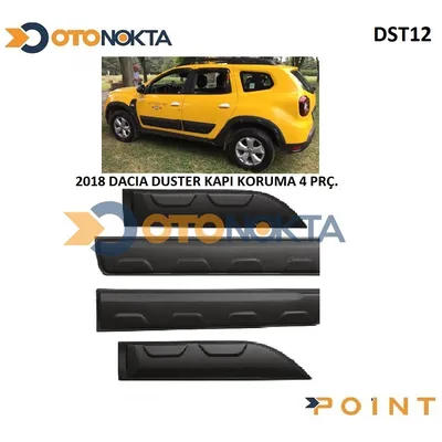 Dacia Duster 2018 Yan Kapı Damalı Koruması 4 Prç