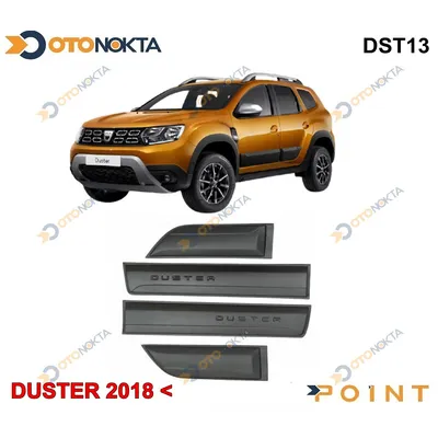 Dacia Duster 2018+ Yan Kapı Koruması Düz 4 Prç