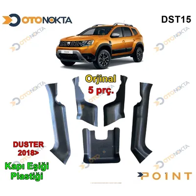 Dacia Duster 2018 İç Kapı Eşiği Plastik 5 Prç Set