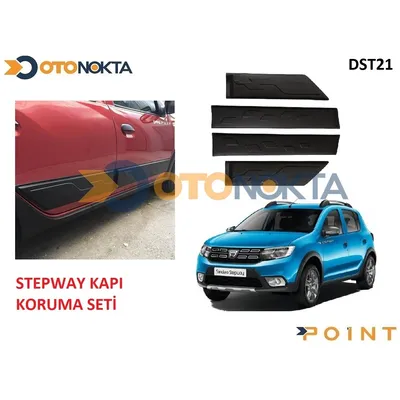 Dacia Sandero Stepway Yan Kapı Koruma Set 4 Prç.