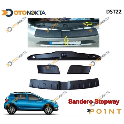 Dacia Sandero Stepwey Arka Tampon-Bagaj Plast 4 Prç
