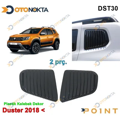 Dacia Duster 2018+ Kelebek Cam Plastik Dekoru