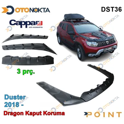 Dacia Duster 2018+ Ön Kaput Koruma 3 Pdragon Cappa