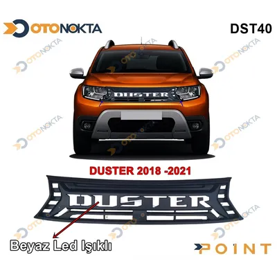Dacia Duster 2018-2021 Ön Panjur Ledli Beyaz