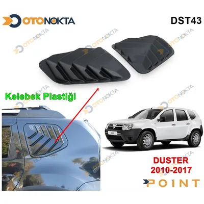 Dacia Duster 10-17 Kelebek Cam Plastik Dekor