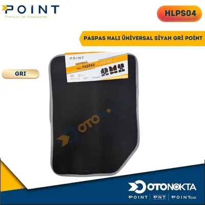 Paspas Halı Üniversal Siyah Gri