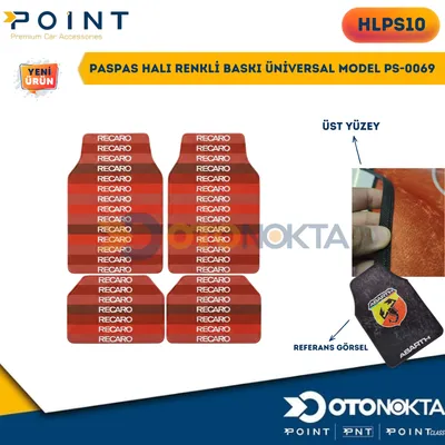 Paspas Halı Renkli Baskı Üniversal Model PS-0069