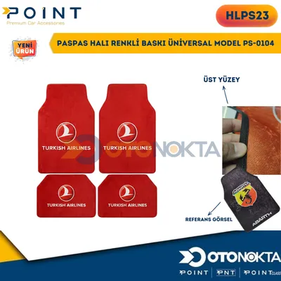 Paspas Halı Renkli Baskı Üniversal Model PS-0104