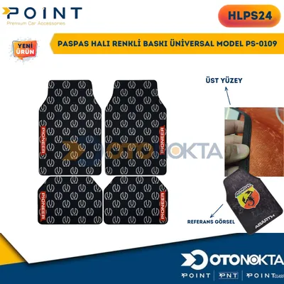 Paspas Halı Renkli Baskı Üniversal Model PS-0109