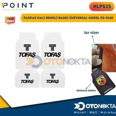 Paspas Halı Renkli Baskı Üniversal Model PS-0140