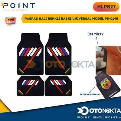 Paspas Halı Renkli Baskı Üniversal Model PS-0148