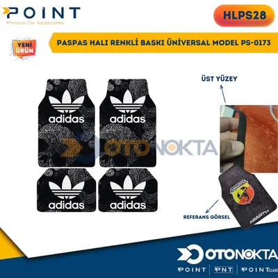 Paspas Halı Renkli Baskı Üniversal Model PS-0173