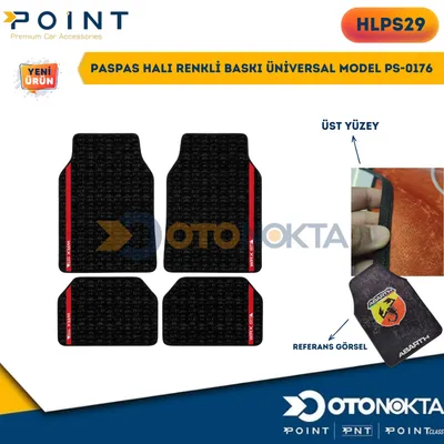 Paspas Halı Renkli Baskı Üniversal Model PS-0176