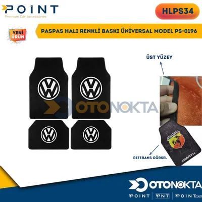 Paspas Halı Renkli Baskı Üniversal Model PS-0196