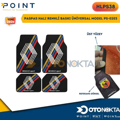 Paspas Halı Renkli Baskı Üniversal Model PS-0203