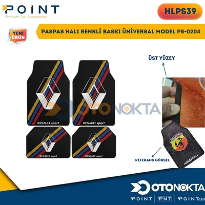 Paspas Halı Renkli Baskı Üniversal Model PS-0204