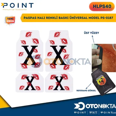 Paspas Halı Renkli Baskı Üniversal Model PS-0187
